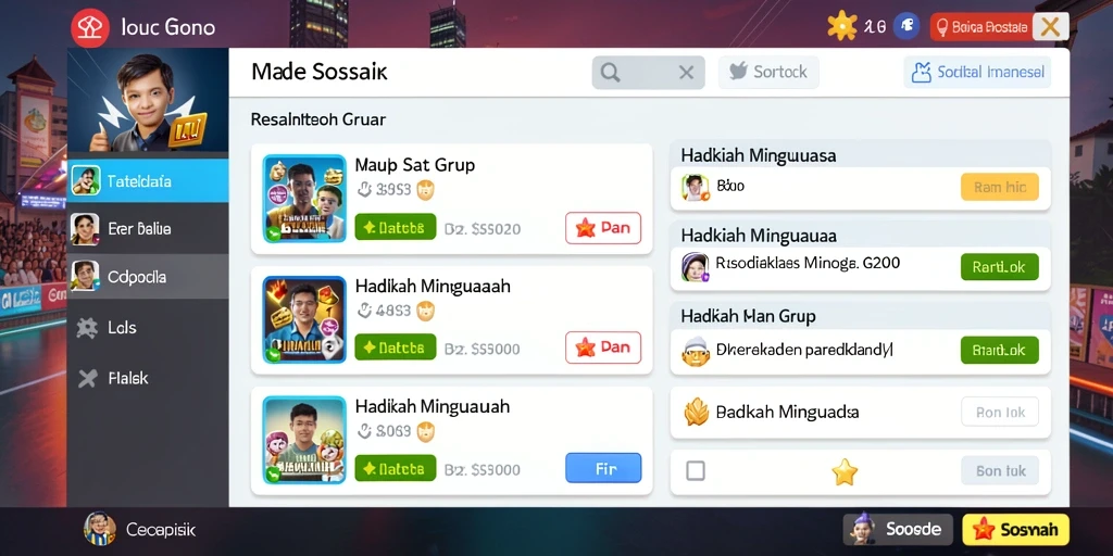 Tampilan antarmuka yang sederhana dan menarik.