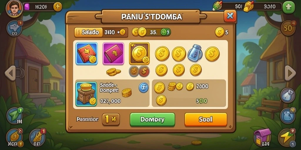 Gambaran level yang menantang dan menarik.