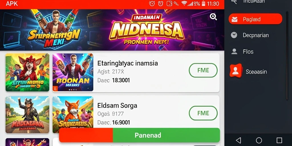 Tampilan antarmuka yang user-friendly.