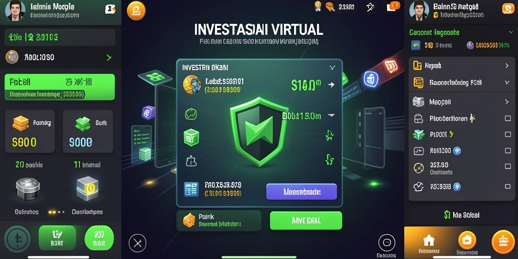 Tampilan menarik dari antarmuka utama LUCKYMINO.