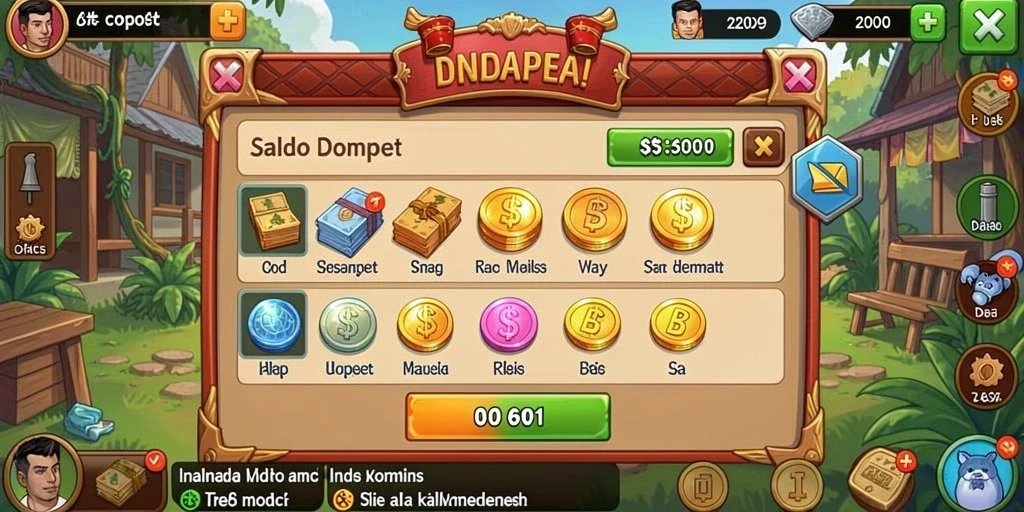 Tampilan grafis yang menarik dan modern.