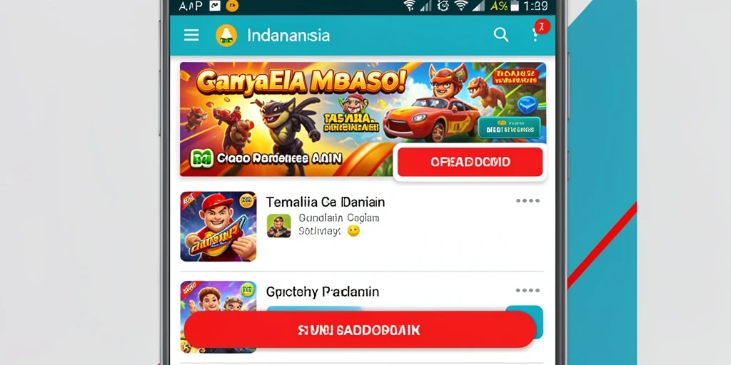 Tampilan awal yang menarik dan mudah dinavigasi.