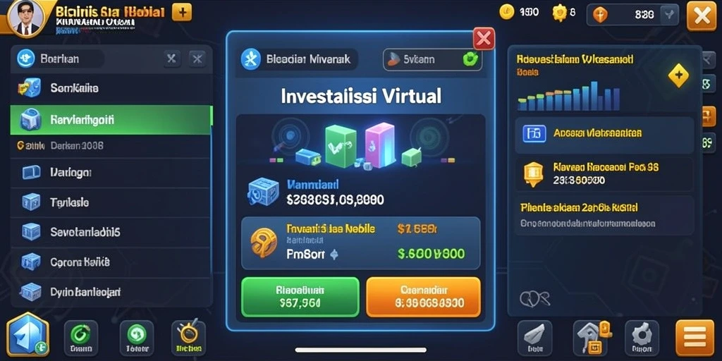Tampak fitu gameplay yang seru dan menantang.