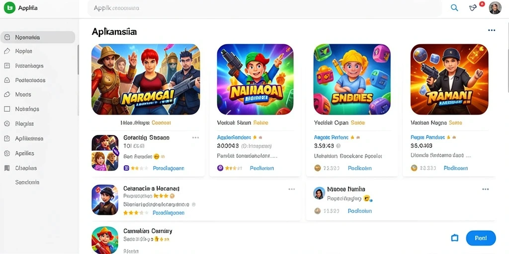 Tampilan awal aplikasi TVTOTO yang atraktif.