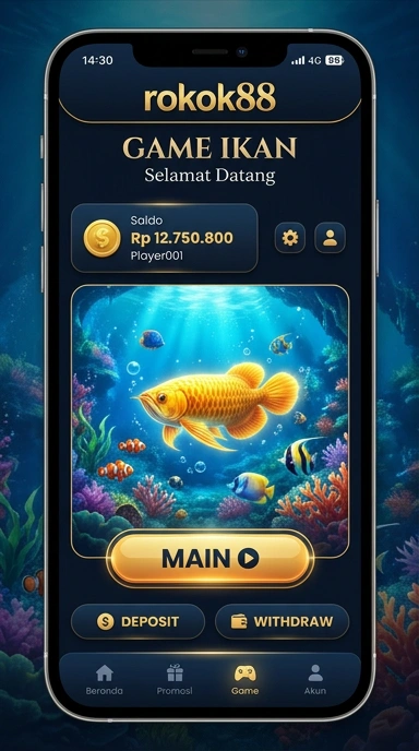 Cuplikan layar menu unduhan rokok88 untuk perangkat Android